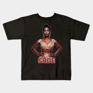 Sade Vintage Fan Art Kids T-Shirt